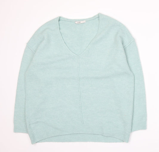 George Mens Blue Knit Pullover Jumper Size M