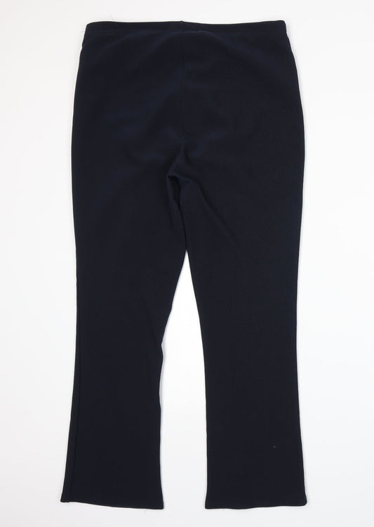 Preworn Womens Blue Sweatpants Trousers Size 14 L26 in