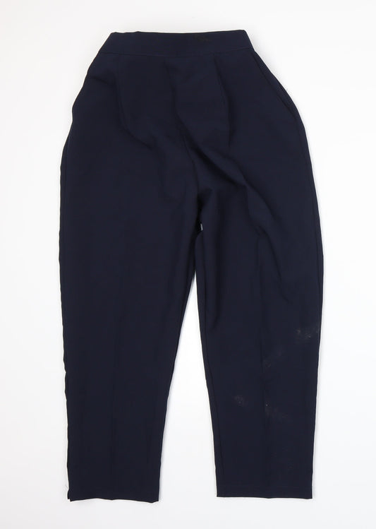 Preworn Womens Blue Trousers Size 12 L23 in