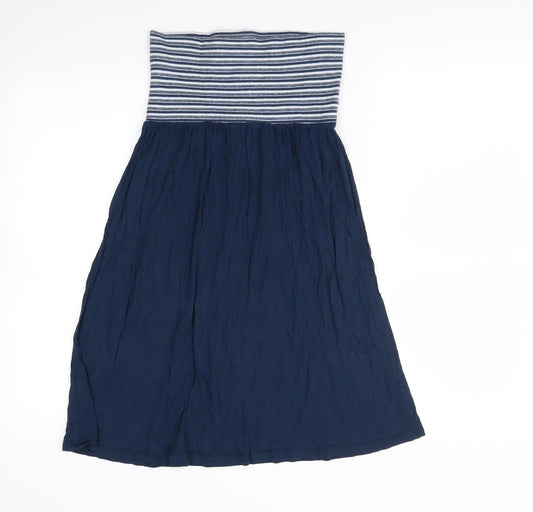 Baby Angel Womens Blue Striped Mini Size M