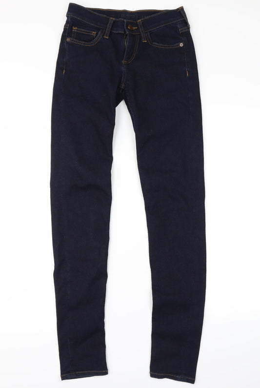 FC Jeans Womens Blue Denim Skinny Jeans Size 4 L30 in