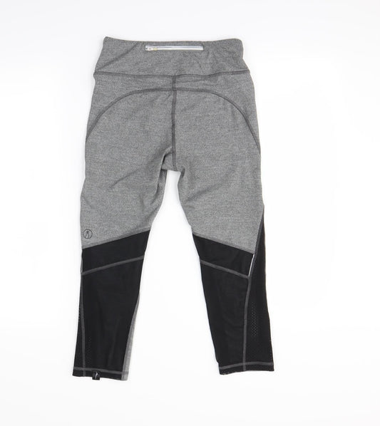 Preworn Womens Grey Cropped Leggings Size S L20 in