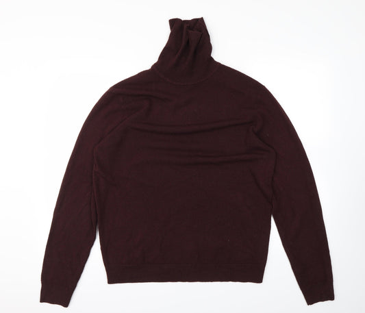 Atlantic Bay Womens Red Pullover Jumper Size M