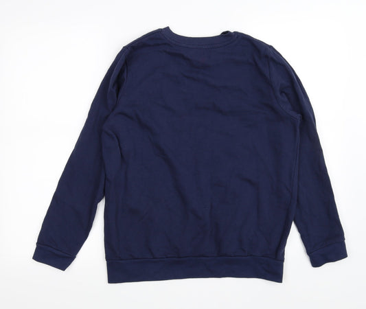 Avenue Womens Blue Pullover Jumper Size M