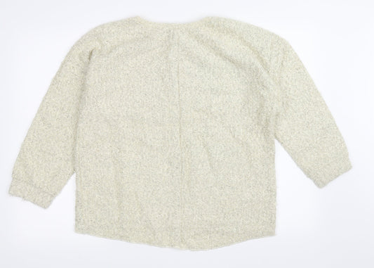 Topshop Womens Beige Pullover Jumper Size 14