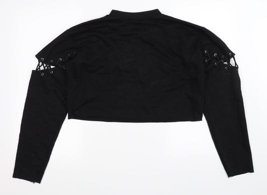 PARISIAN Womens Black Pullover Jumper Size 10