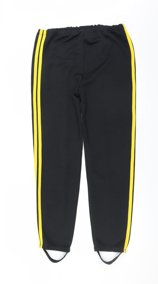 Preworn Womens Black Jogger Trousers Size 34 in L28 in - Stirrups