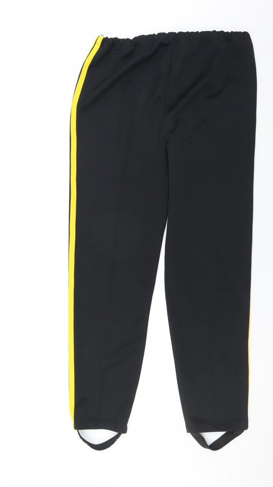 Preworn Womens Black Jogger Trousers Size 34 in L28 in - Stirrups
