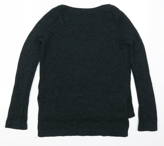 H&M Womens Green Pullover Jumper Size S