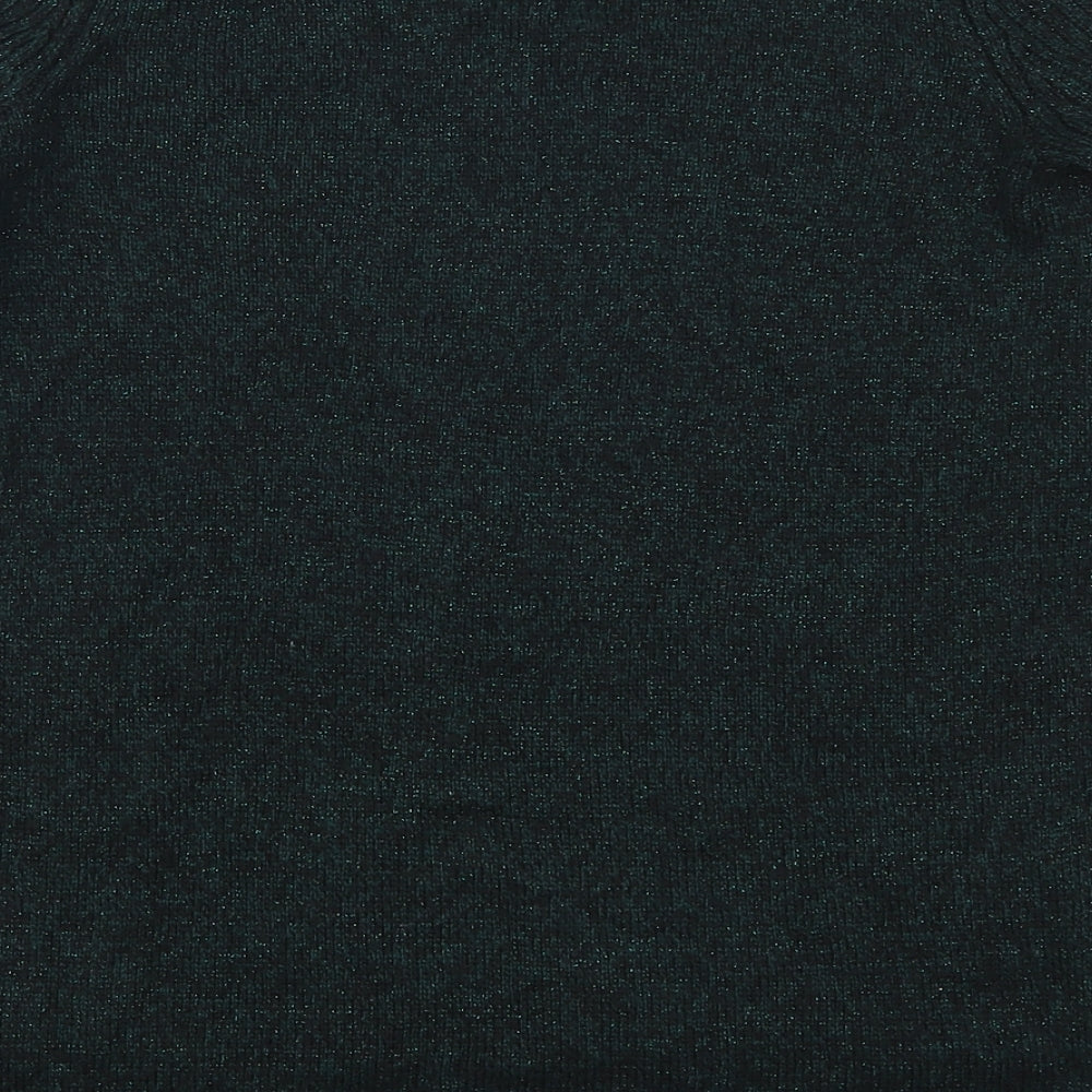 H&M Womens Green Pullover Jumper Size S