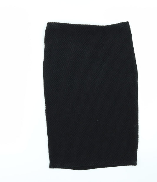 F&F Womens Black Bandage Skirt Size 10