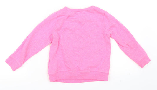 Gap Girls Pink Pullover Sweatshirt Size 4 Years