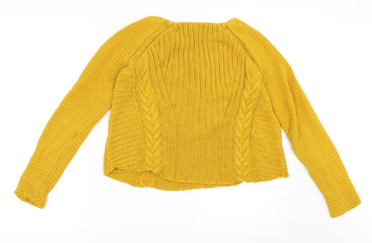 Preworn Womens Yellow Pullover Jumper Size S
