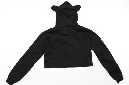 Preworn Womens Black Pullover Hoodie Size M