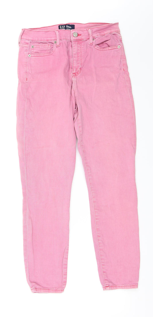 Gap Womens Pink Denim Skinny Jeans Size 27 in L27 in