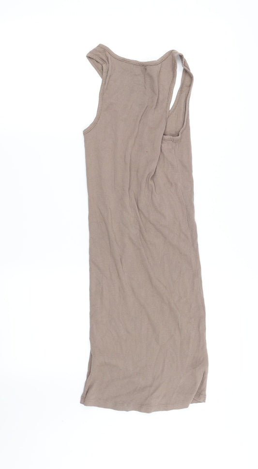 redoute Womens Brown Pencil Dress Size 8