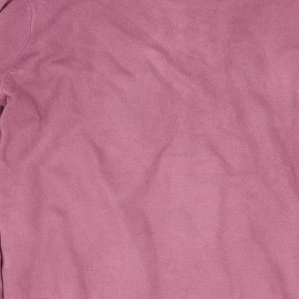 Reflect Womens Purple Pullover Jumper Size M
