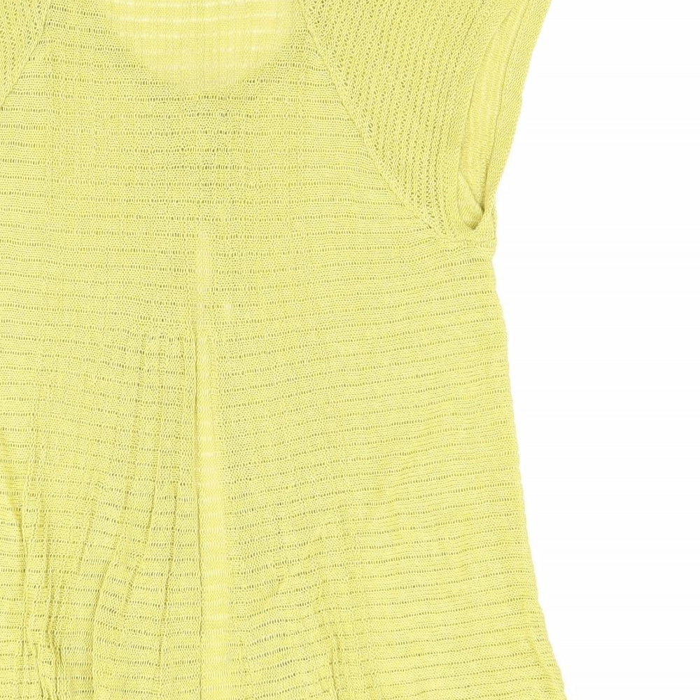 Marks and Spencer Womens Yellow Pullover Jumper Size 12