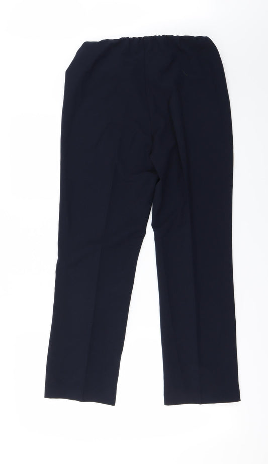 julipa Womens Blue Trousers Size 10 L25 in