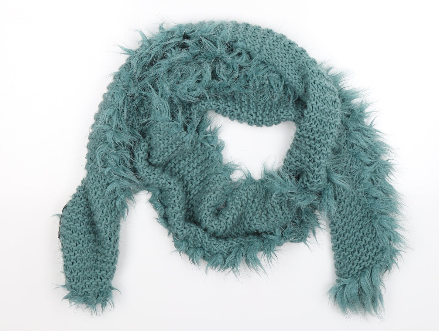 River Island Womens Blue Knit Scarf