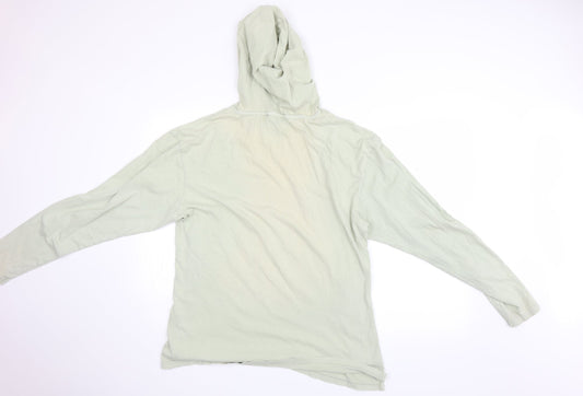 New Look Mens Green Pullover Hoodie Size M