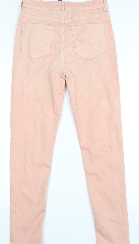 the carrie Womens Orange Straight Jeans Size 12 L26.5 in