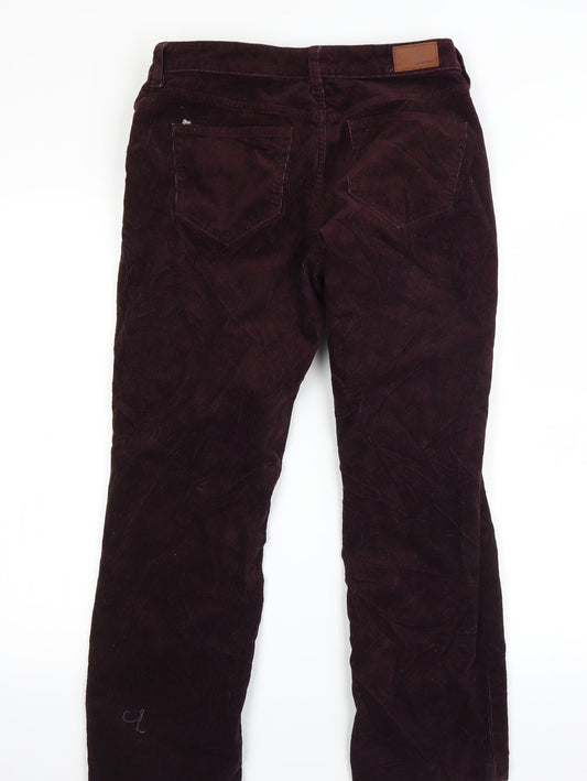 Lands end Womens Purple Straight Jeans Size 14 L23 in
