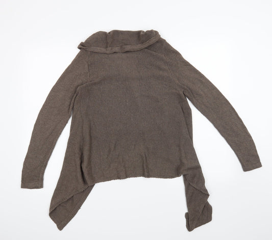 Papaya Womens Brown Cardigan Jumper Size 10