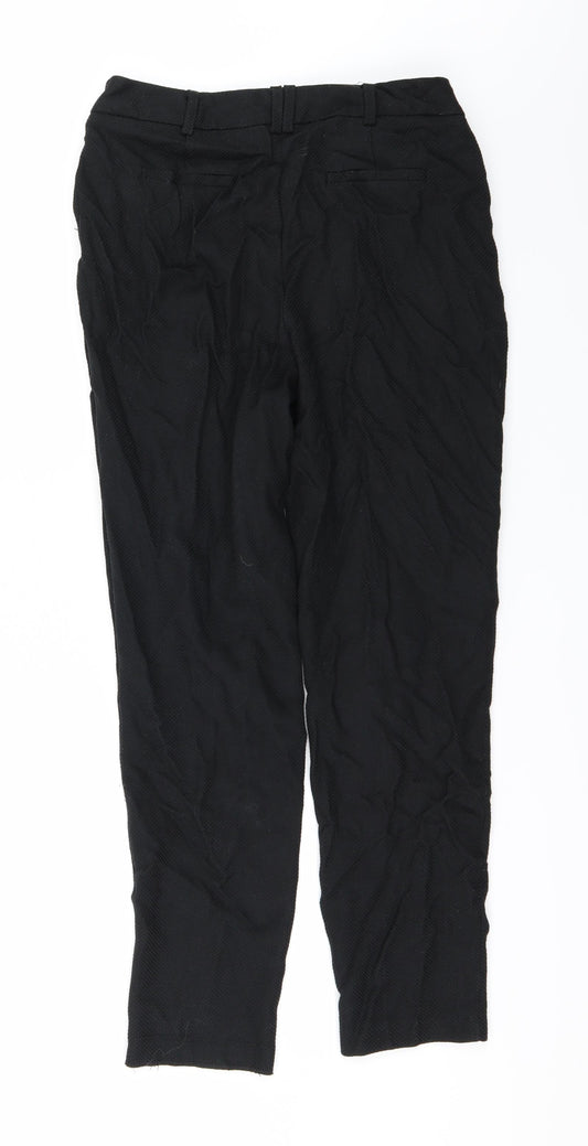 Dorothy Perkins Womens Black Trousers Size 8 L25 in