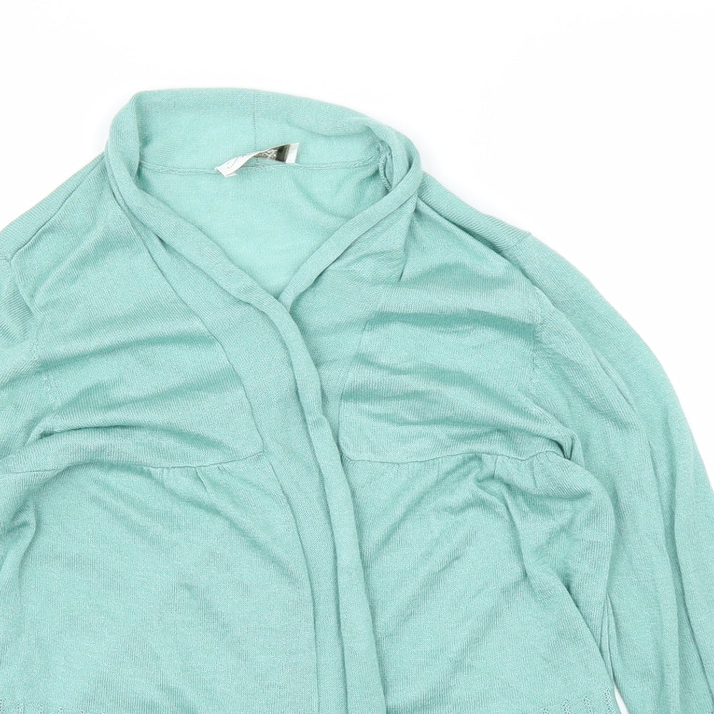 harry Womens Blue   Cardigan Jumper Size S