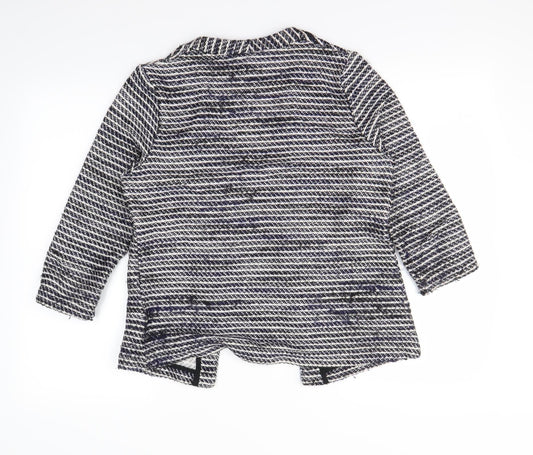 H&M Womens Multicoloured Geometric Cardigan Jumper Size M