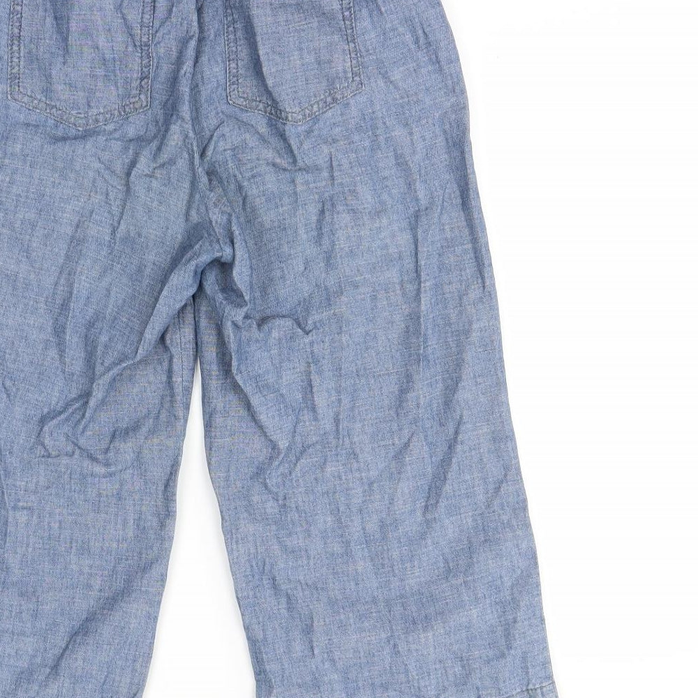 Gap Girls Blue Cropped Trousers Size L