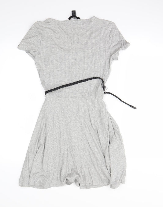 FOREVER 21 Womens Grey Fit & Flare Size M