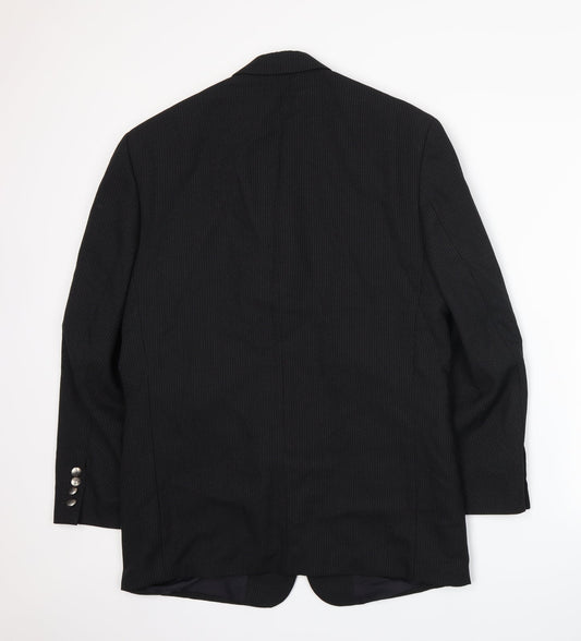 Ciro Citterio Mens Black Jacket Suit Jacket Size M