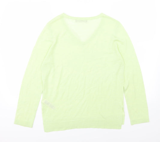 Marks and Spencer Womens Green Knit Pullover Jumper Size 10