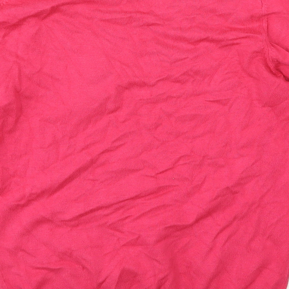 Marks and Spencer Womens Pink Knit Pullover Jumper Size 10