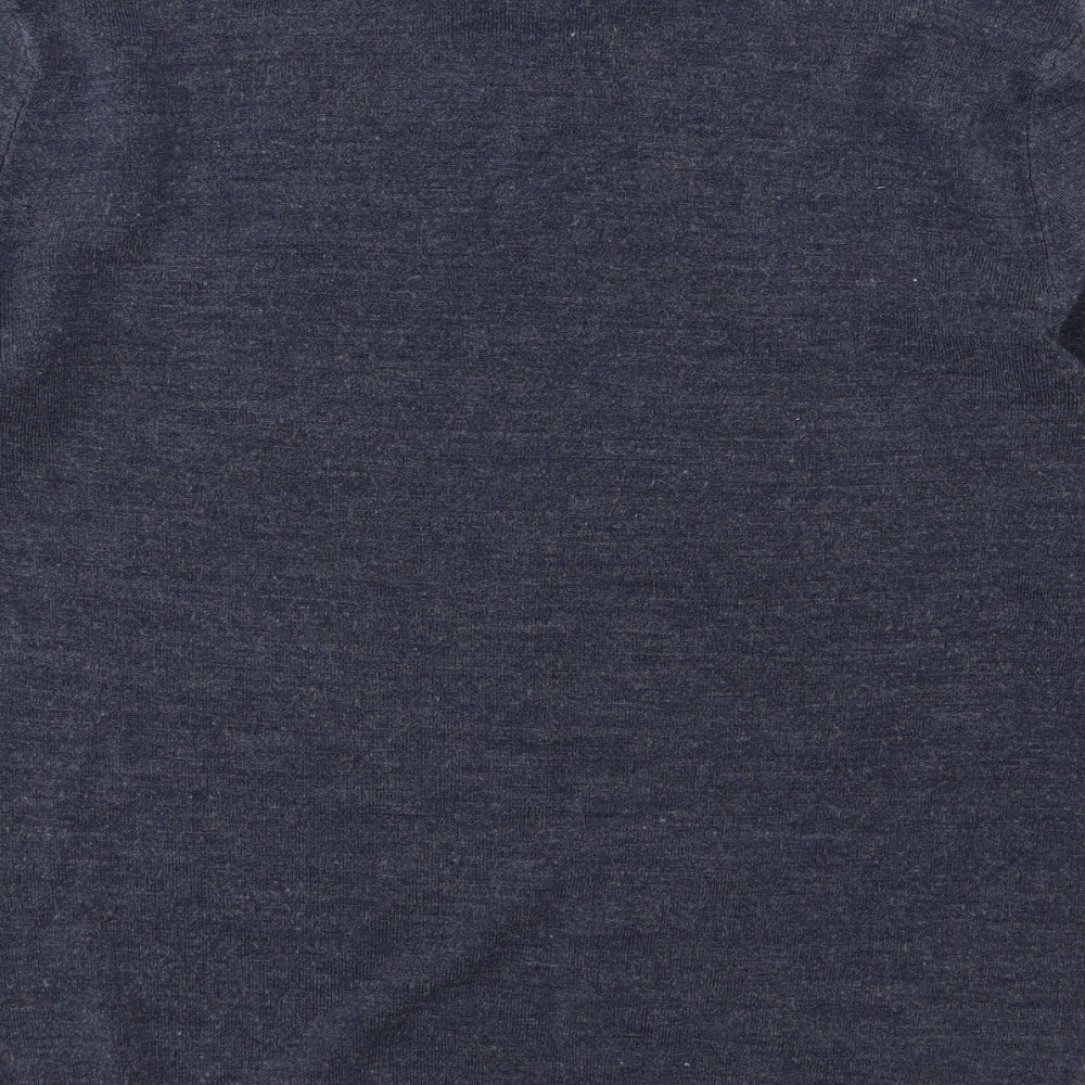 BHS Mens Blue Knit Pullover Jumper Size S