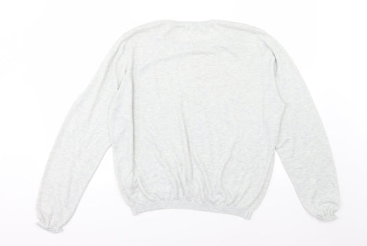 H&M Womens Grey Knit Pullover Jumper Size XL