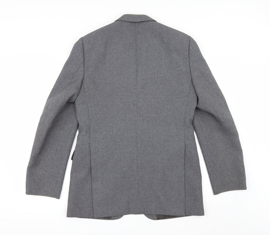 Creation Romeo Mens Grey Jacket Suit Jacket Size 38