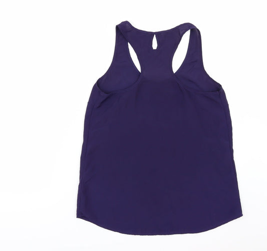 Jacob Womens Purple Tunic Blouse Size S