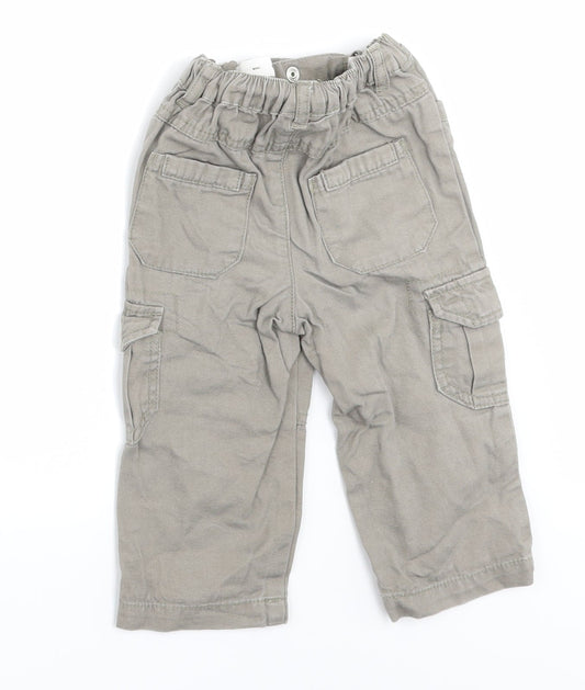 Cyrillus Boys Beige Jogger Jeans Size 18 Months