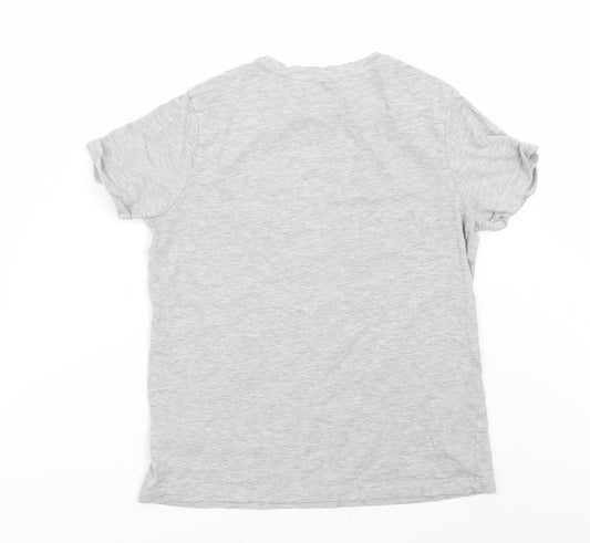 Marks and Spencer Boys Grey Basic T-Shirt Size 10-11 Years