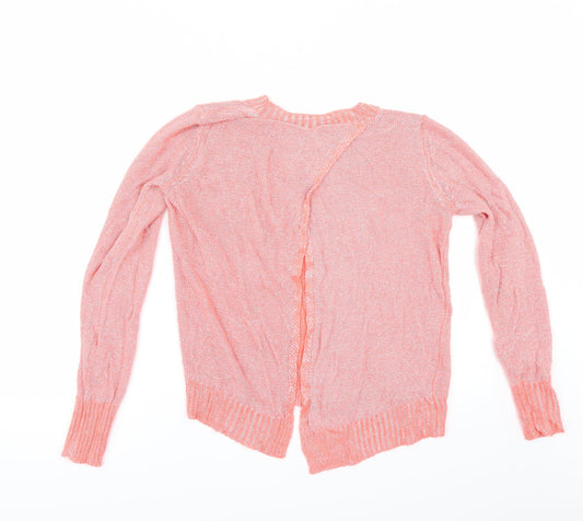 River Island Womens Orange Pullover Jumper Size 8