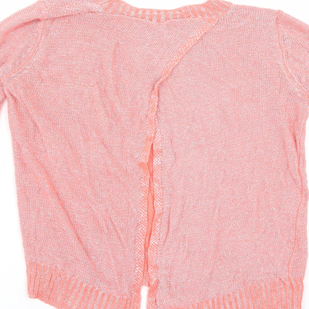 River Island Womens Orange Pullover Jumper Size 8