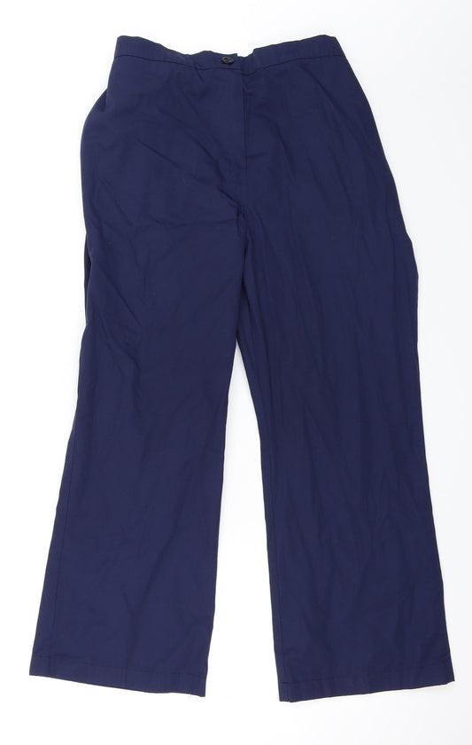 Simon Jersey Womens Blue Trousers Size 14 L26 in
