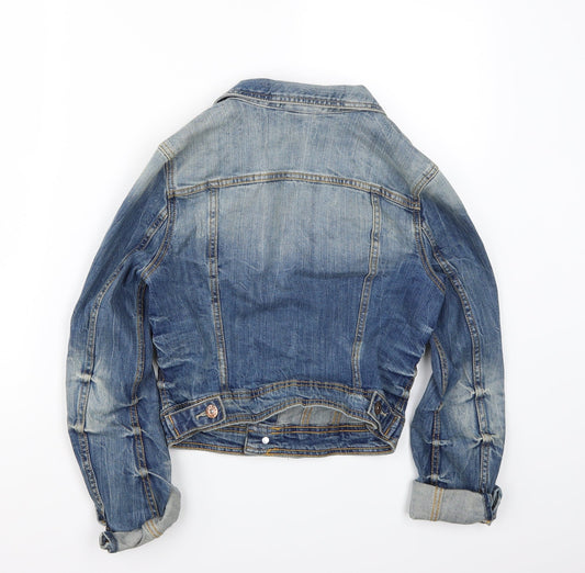 &denim Womens Blue Jacket Coat Size S
