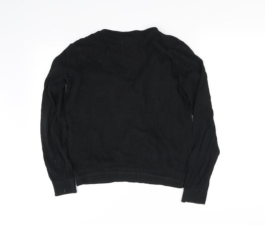 H&M Womens Black Cardigan Jumper Size M