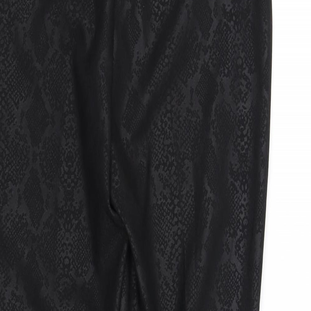 Preworn Womens Black Trousers Size 8 L29 in