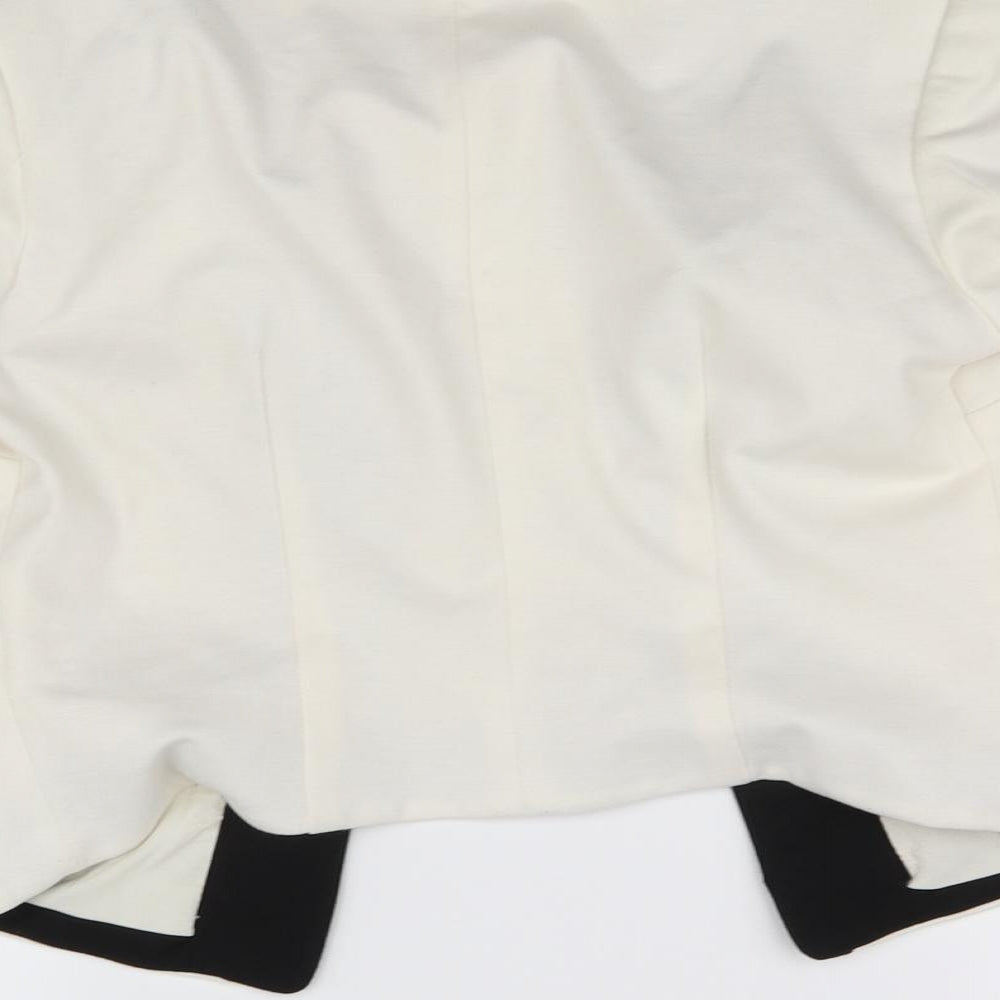 H&M Womens Beige Jacket Coat Size 8