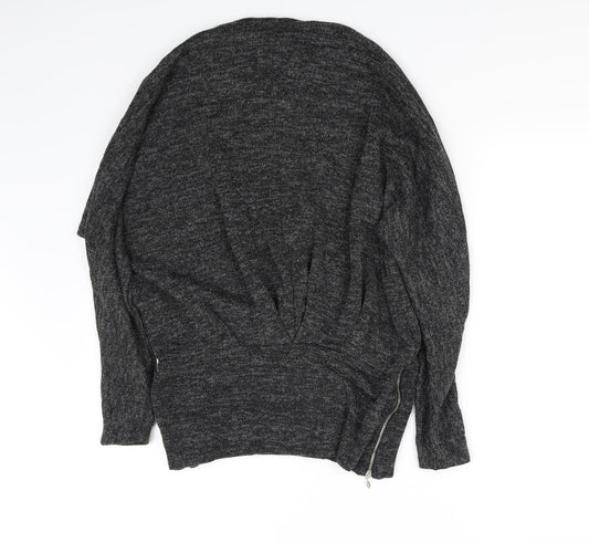 Papaya Womens Grey Pullover Jumper Size S